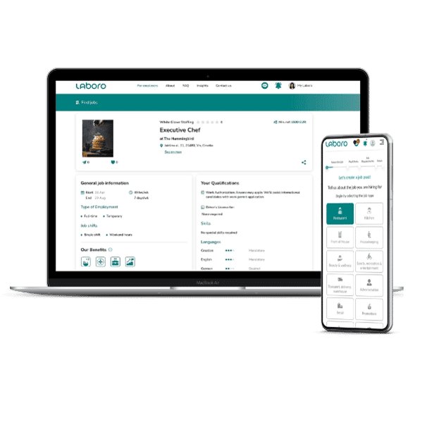 Job post generator on Laboro app